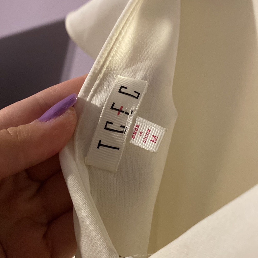 White Ruffle Dress - Picture 3 of 3